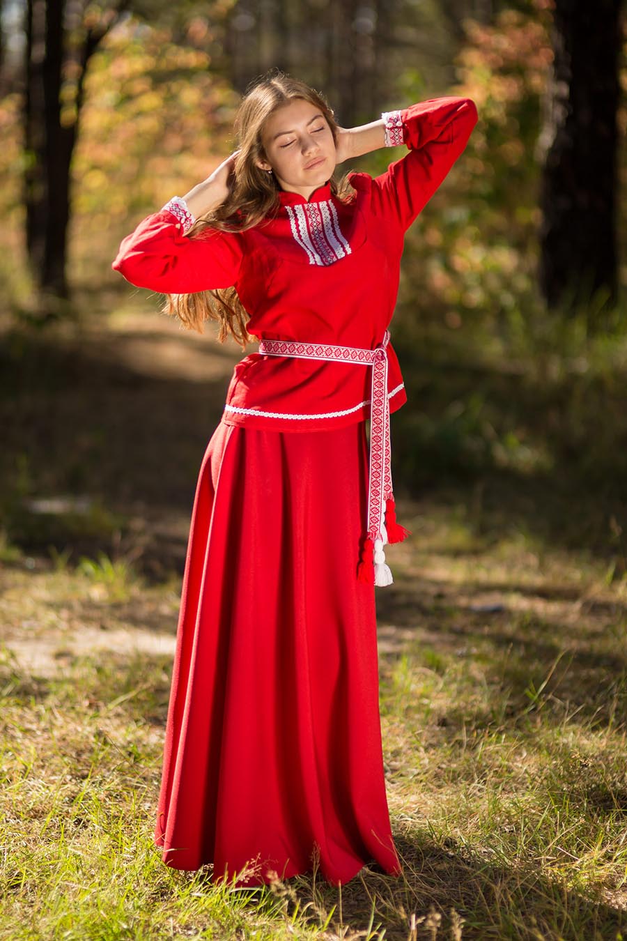Underwear Women in Slavic costumes in Qiqihar