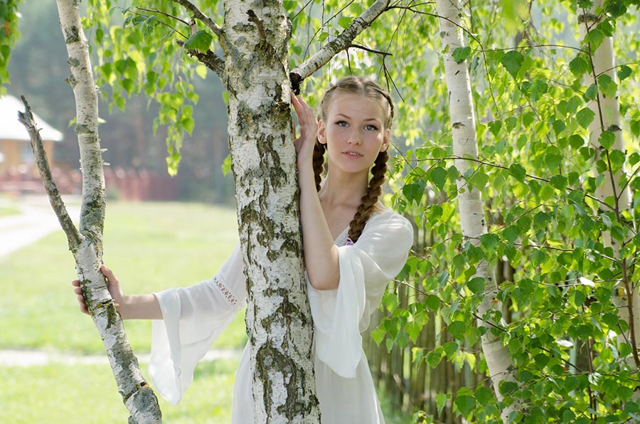 Women in Slavic costumes in Qiqihar