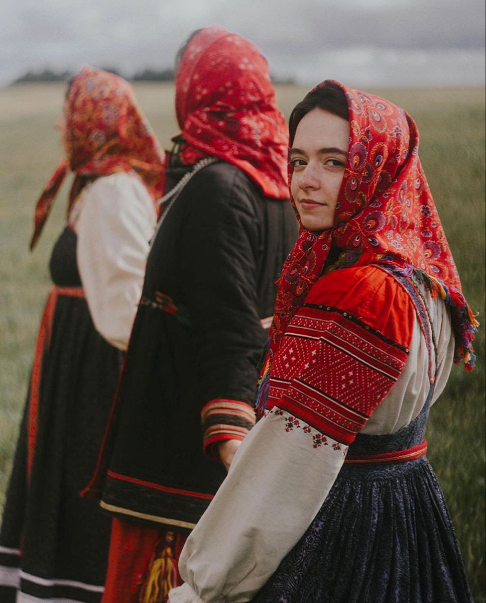 Women in Slavic costumes in Qiqihar
