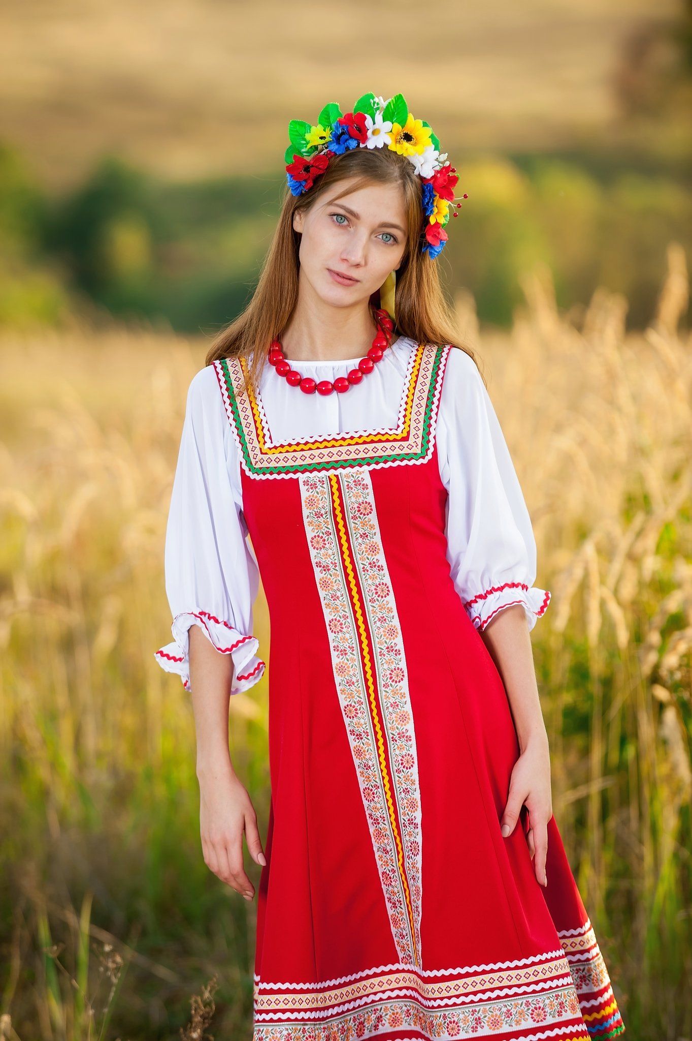 Women in Slavic costumes in Qiqihar