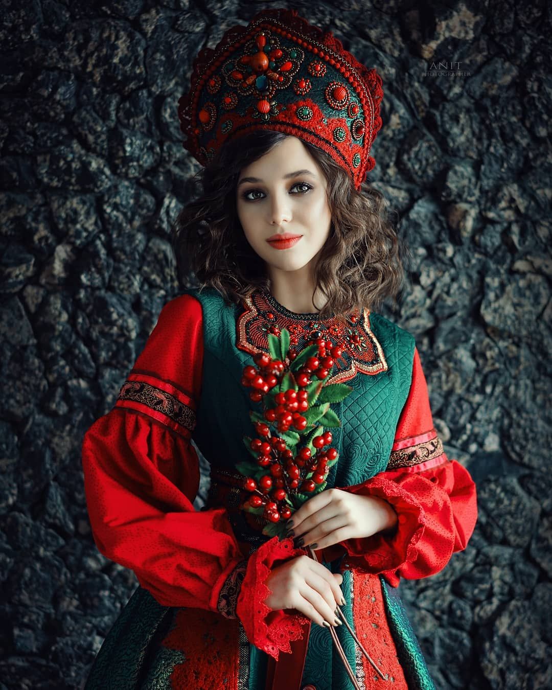 Nude girl Women in Slavic costumes in Qiqihar
