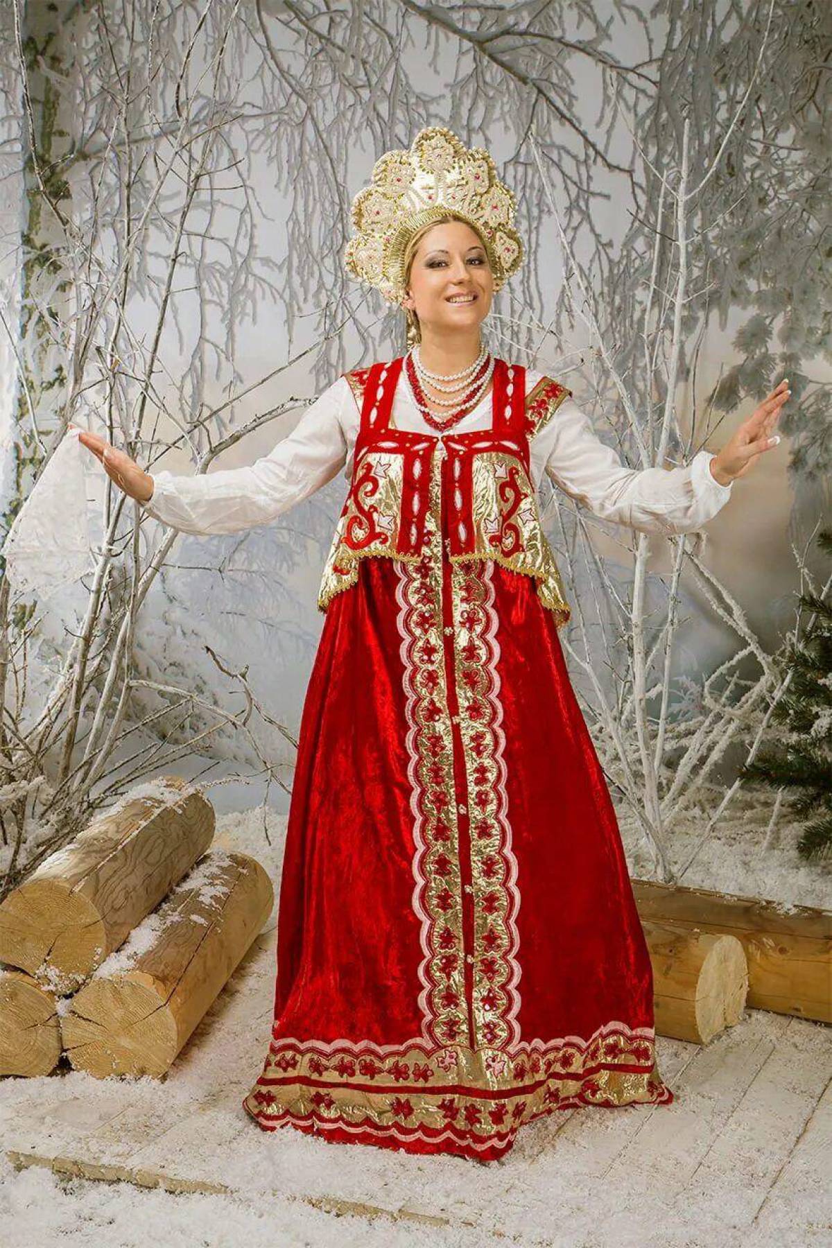 Girls in Slavic costumes in Qiqihar