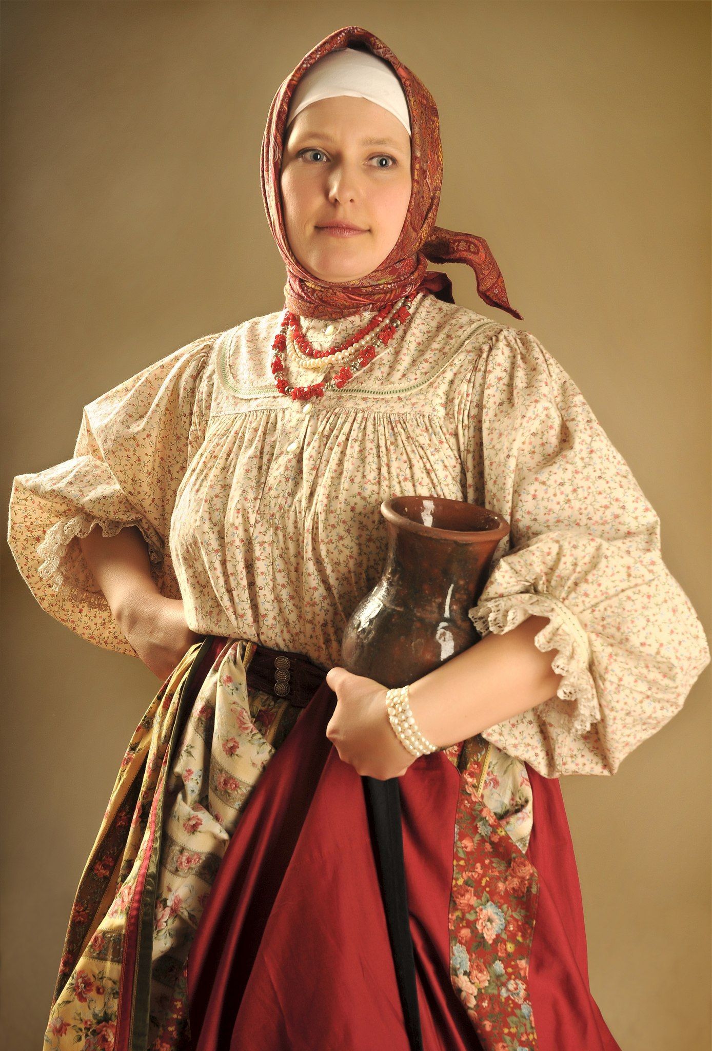 Girls in Slavic costumes in Qiqihar